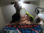 Preview 3 of Large Twink Cock fills condom.