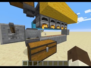 Minecraft Redstone Tutorial Ep7 Super Smelter!!