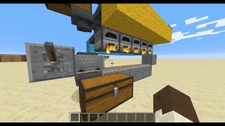 Minecraft Redstone tutorial Ep7 Super Smelter!!