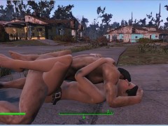 Public and hot sex right on the street | Fallout porno