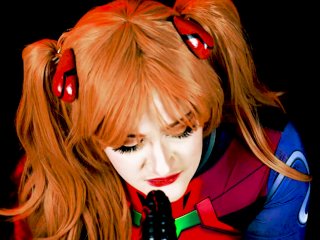 Horny Asuka Sucks monster dildo bad dragon