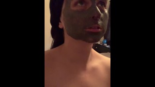 Relaxing with a face mask on~! (Softcore w/ Real orgasms!)