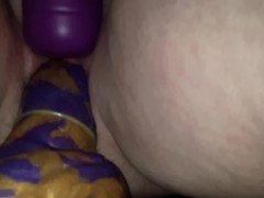 Riding a massive cock
