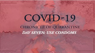 코로나19 검역일지 7일째 콘돔 사용