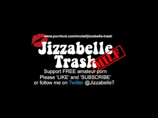 Jizzabelle Trash Интенсивная цепочка курения + кашель + плевок