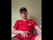 Preview 5 of Blonde chav twink wanking his dick.