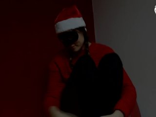 Special Christmas sexy barefoot teasing (foot fetish, young feet,soles)