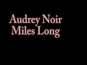 Preview 1 of Hot Dark Haired Audrey Noir Rides Miles Long & Busts His Nut