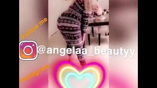 Jovencita curvilínea sexy twerk 