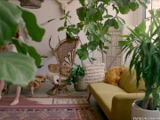 Preview 2 of Watch Lacy Lennon strip in her urban jungle home