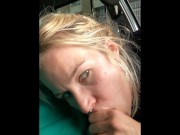 Preview 2 of She can do it all! Handjob while driving, blowjob at every red light