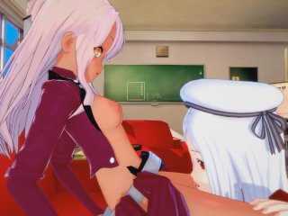 Fate Universe_Hentai 3D (Lesbian) - Chloe x Irisviel von_Einzbern