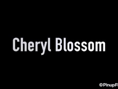 Video Feel horny as you watch Cheryl Blossom getting her big boobs squeeze on cam