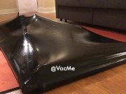 Preview 1 of [VacMe] Vacbed solo with vibrator struggle