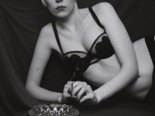 Teasing you while_smoking black&white version