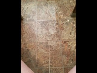 Soaking the floor at work