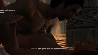 Skyrim Pornovideos. Sex zum ersten Mal - das Mädchen weint. 3D-Pornos