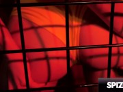 Preview 1 of Alexis Tae Gets Caged by Huge cock - Spizoo