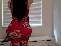 Video On Mothers Day my Curvy Step Mom said take the condom off & creampie in her