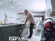 Preview 6 of SPYFAM Horny Step Sister Leaves Dildo In Dishwasher