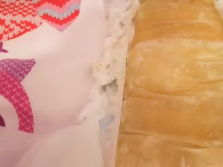 Crushing a Pee Soaked Baby Diaper