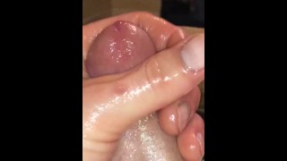Throbbing cock Dripping With precum 