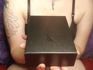 buy my nudes, unboxing, solo female, goth