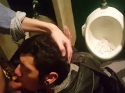 Preview 5 of gay deepthroat in the public bathroom