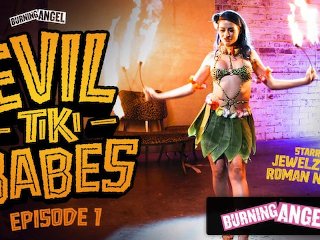 BurningAngel Barmaid Jewelz Blu Gives A Hot Tiki Performance