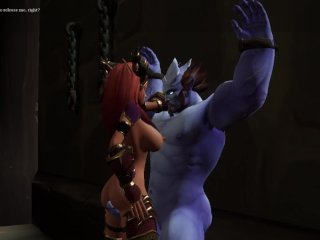 red head, oral sex, warcraft hentai, role play