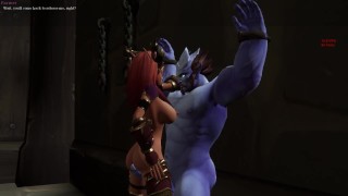 World Warcraft Porn Alexstrasza Was Captured In The Hands Of A Gnome
