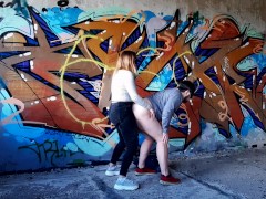 NEAR THE RAILWAY HE FUCKS ME, THEN I FUCK HIM (MASSAGE PROSTATE)