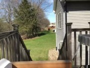 Preview 6 of Exhibitionists Fuck Outdoors as Oblivious Neighbors Go About Their Business