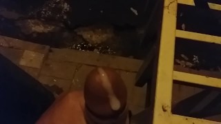 Handjob in the street !!! Delicious !!!