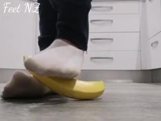 Dirty Socks and Banana to Satisfy YourFoot Fetish