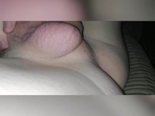 pov, masturbation, ball licking, blonde