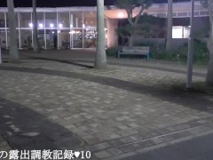 えみり 男子トイレで全裸露出放尿＆野外お散歩 - Screenshot 13 of 16 - Asian Exhibitionist