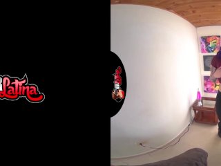 VRLatina - Big Breast Latin Babe Home Fucking - VR