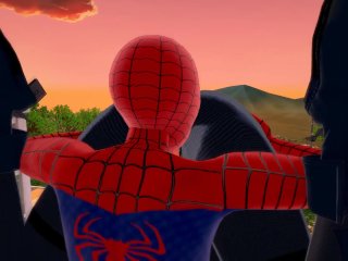 (3D Hentai) Spiderman x Black Widow