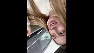 Teens Being Targeted For Ass And Pussy Fingering In A Parking Lot