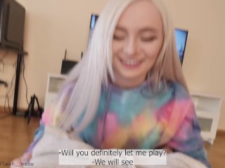 What can I do to get you to let me play? Stepsister is ready for anything!