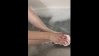 泡泡浴和洗脚