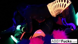 Black Light Rainy Night with Abigal Mac & Ava Addams!