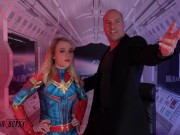 Preview 1 of Captain Marvel gets Pounded by Lex Luther - Amateur Boxxx