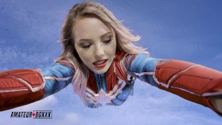 Captain Marvel gets Mesmerized & Fucked by Lex Luther - Amateur Boxxx