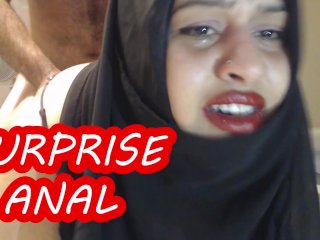 rough sex, rough, anal, arab hijab anal