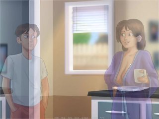 Summertime Saga Part 50 rubbing oilon mymother