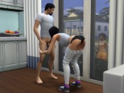 Preview 2 of DD Sims - Wife fucked friends in front of husband - Sims 4