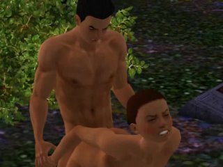 sims 2, exclusive, ebony, video game sex