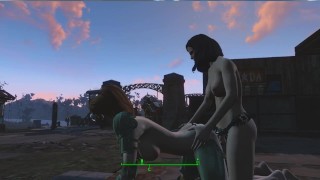 Piper Me Fode Com Um Strapon Na Frente De Todos Fallout 4 Sex Mod